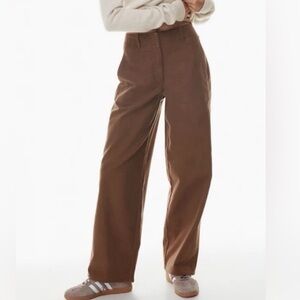 Aritzias Wilfred Free High-Rise Utility Ascendant pant in Gd Shitake Size 6